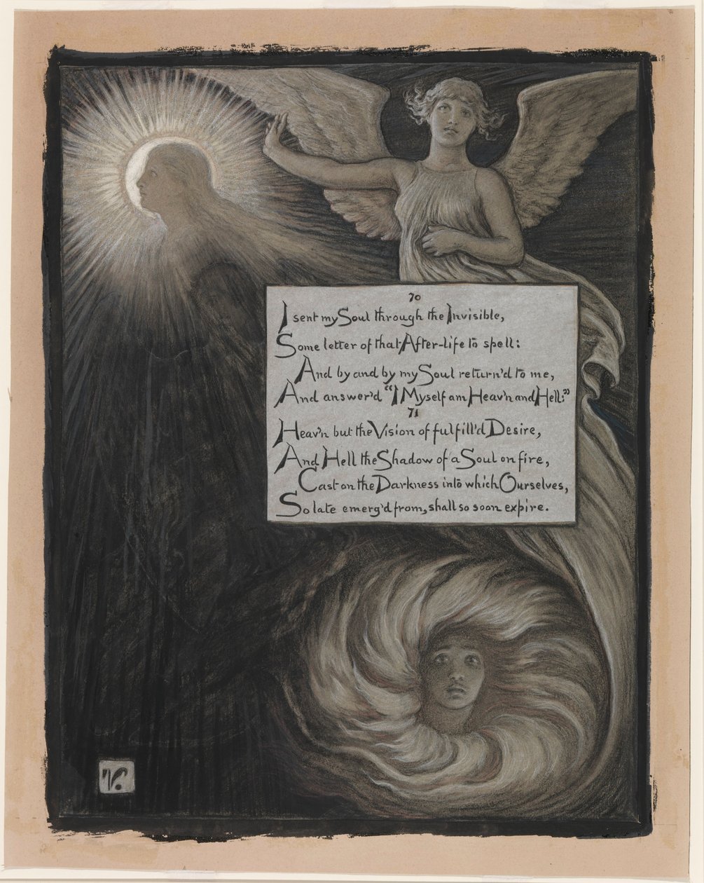 (Illustration til Rubáiyát af Omar Khayyám) Sjælens svar af Elihu Vedder