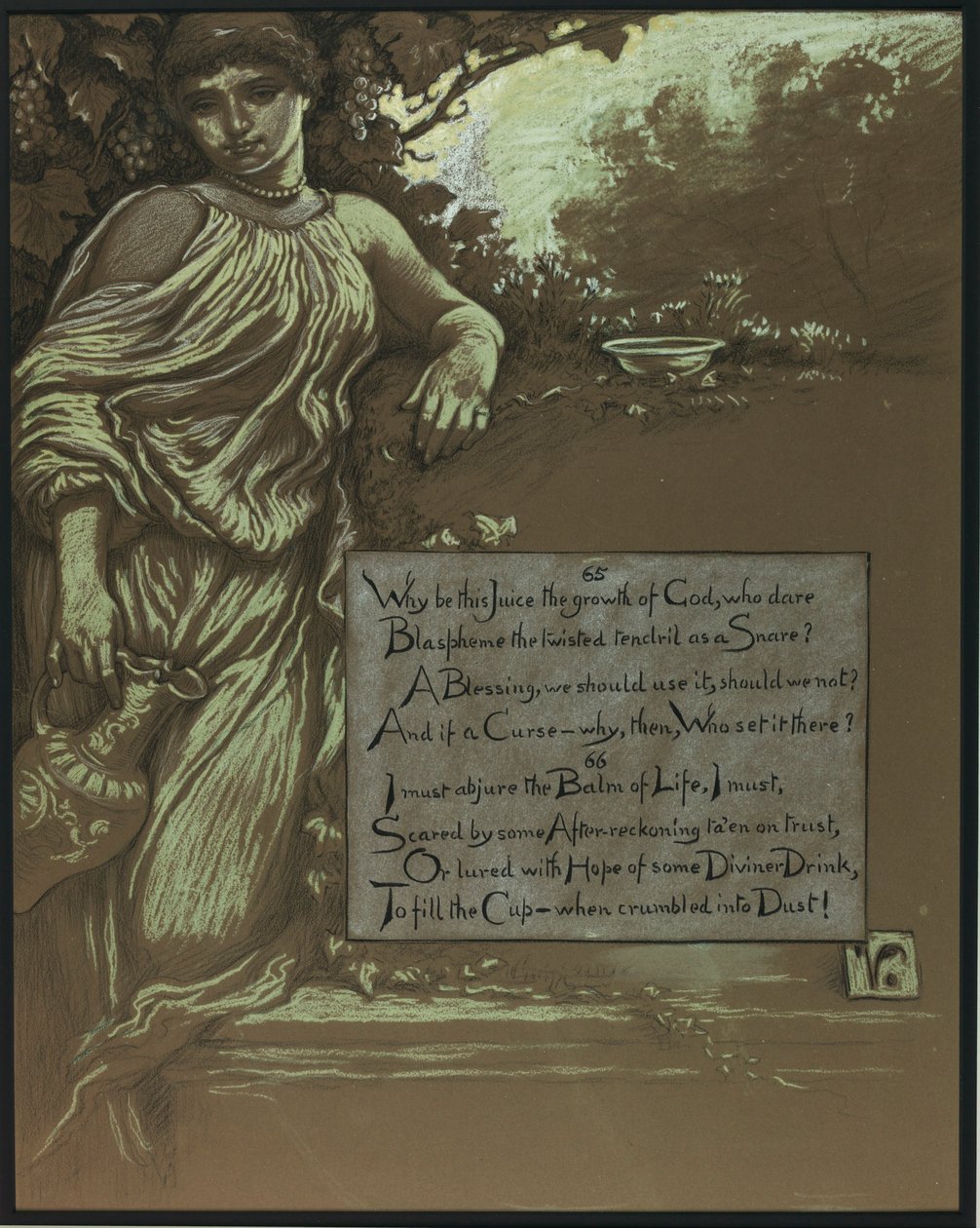 (Illustration til Rubáiyát af Omar Khayyám) Vinstokken af Elihu Vedder