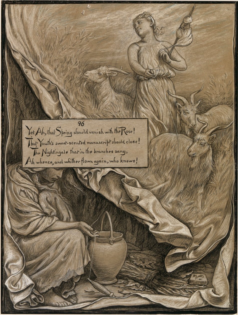 (Illustration til Rubáiyát af Omar Khayyám) Ungdom og alder af Elihu Vedder