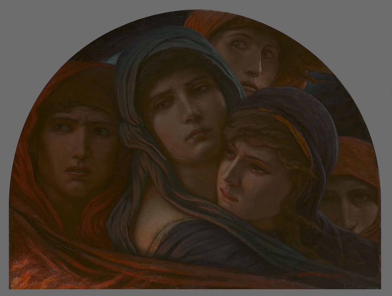 Et glimt ind i helvede eller frygt af Elihu Vedder