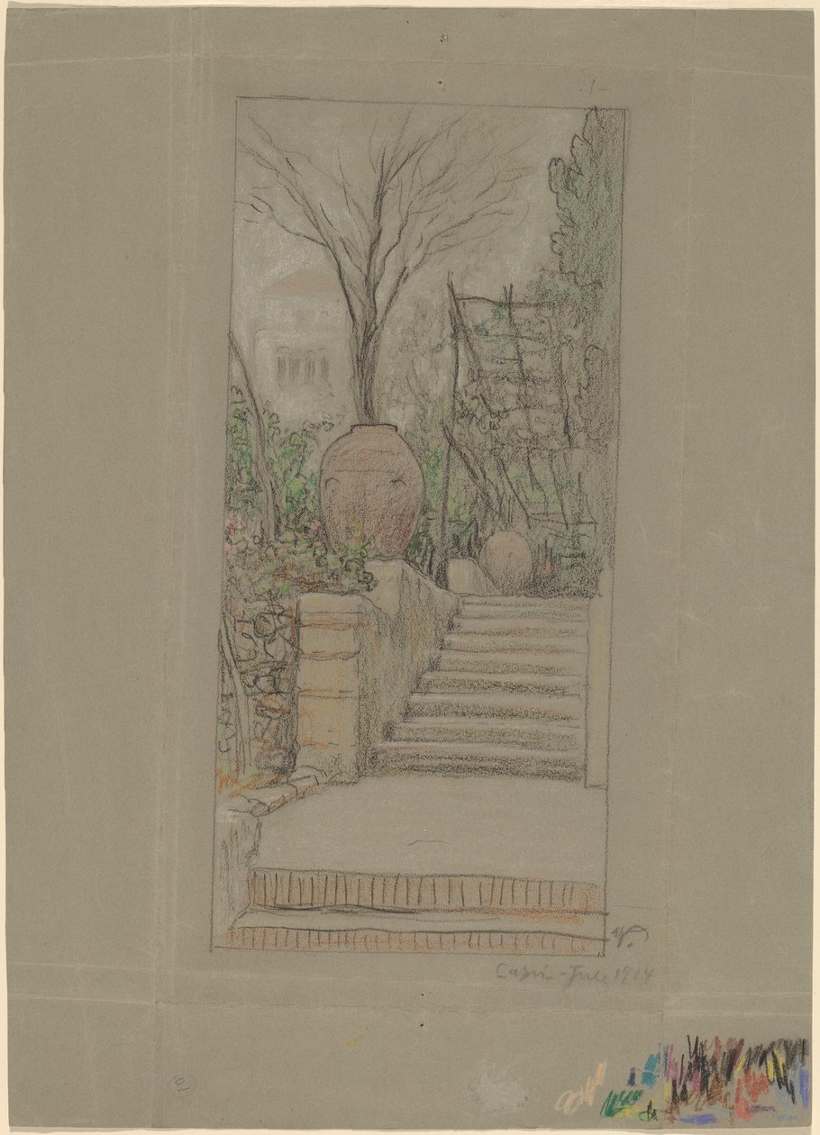 Capri af Elihu Vedder