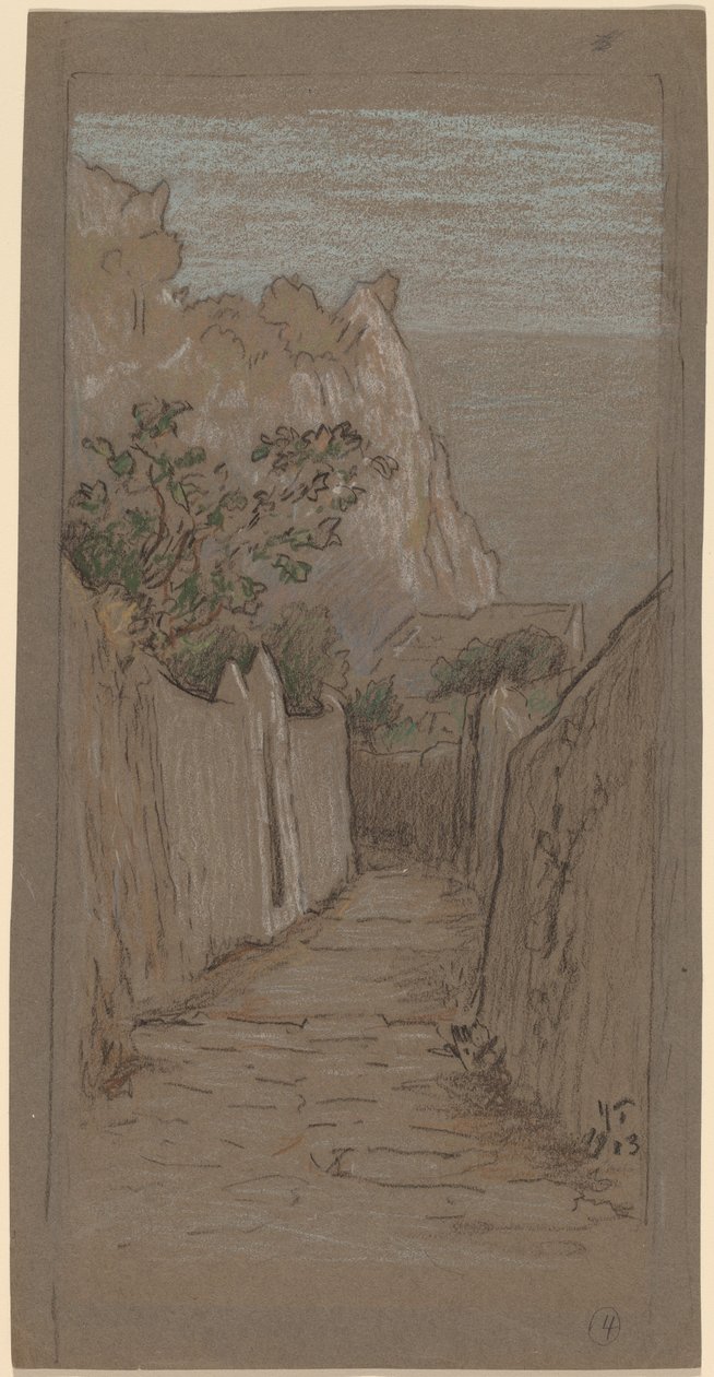 Capri af Elihu Vedder