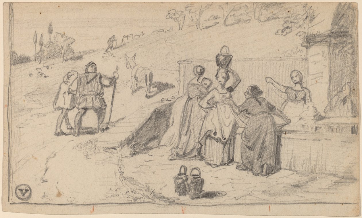 Far og søn af Elihu Vedder