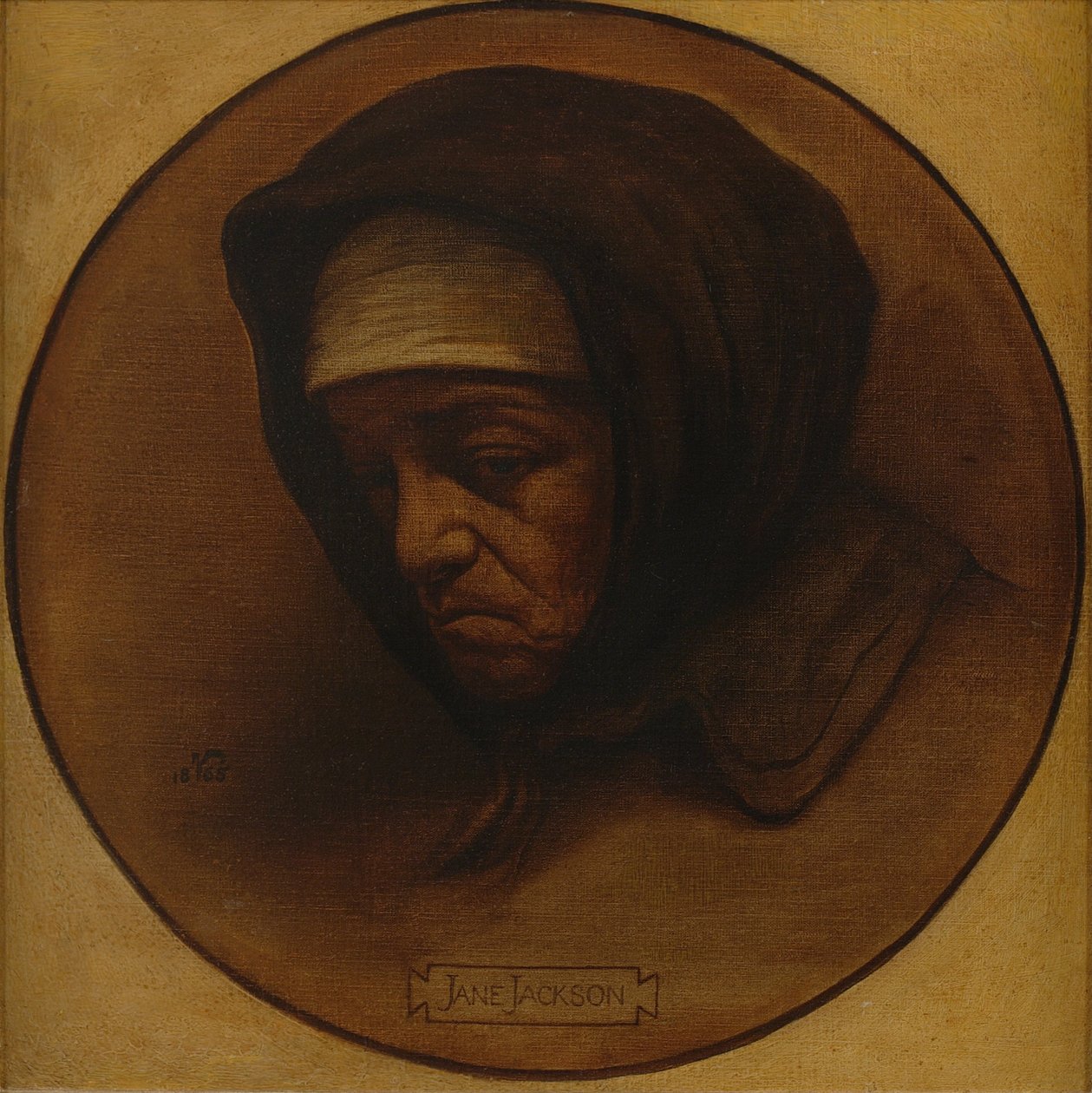 Jane Jackson, 1865 af Elihu Vedder