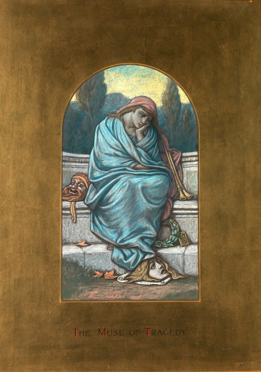 Tragediens muse af Elihu Vedder