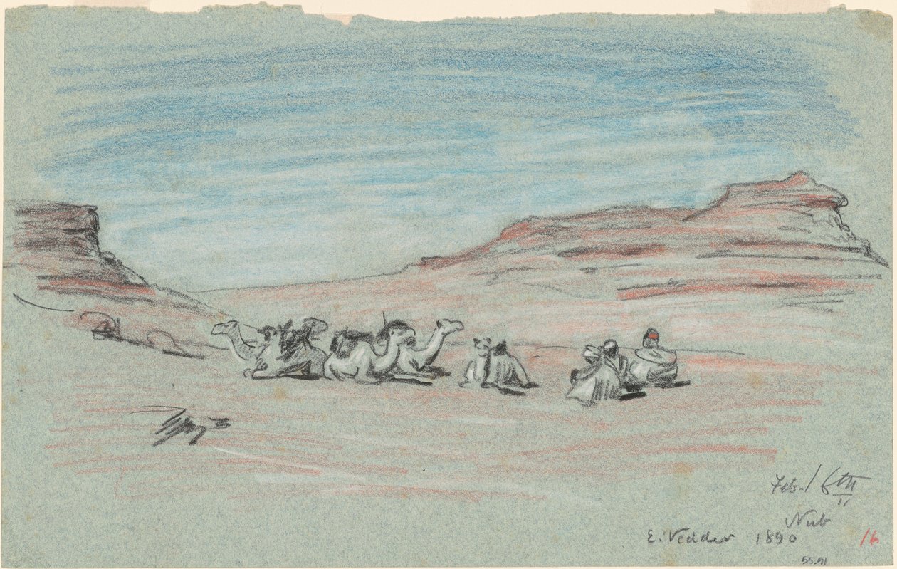 Nile Journey, nr. 20 af Elihu Vedder