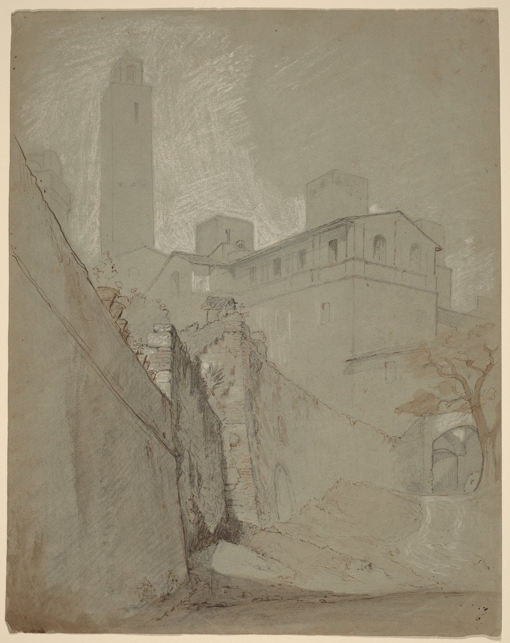Orvieto af Elihu Vedder