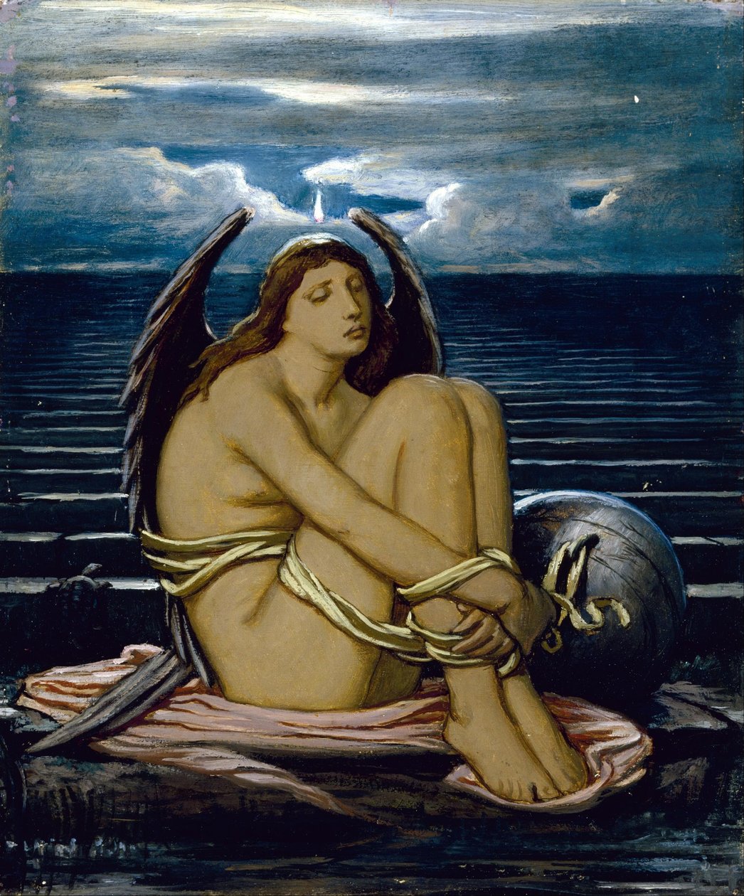 Sjæl i fangenskab af Elihu Vedder