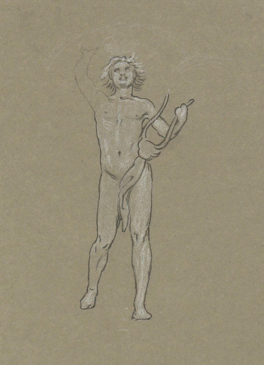 Studie for Apollo af Elihu Vedder