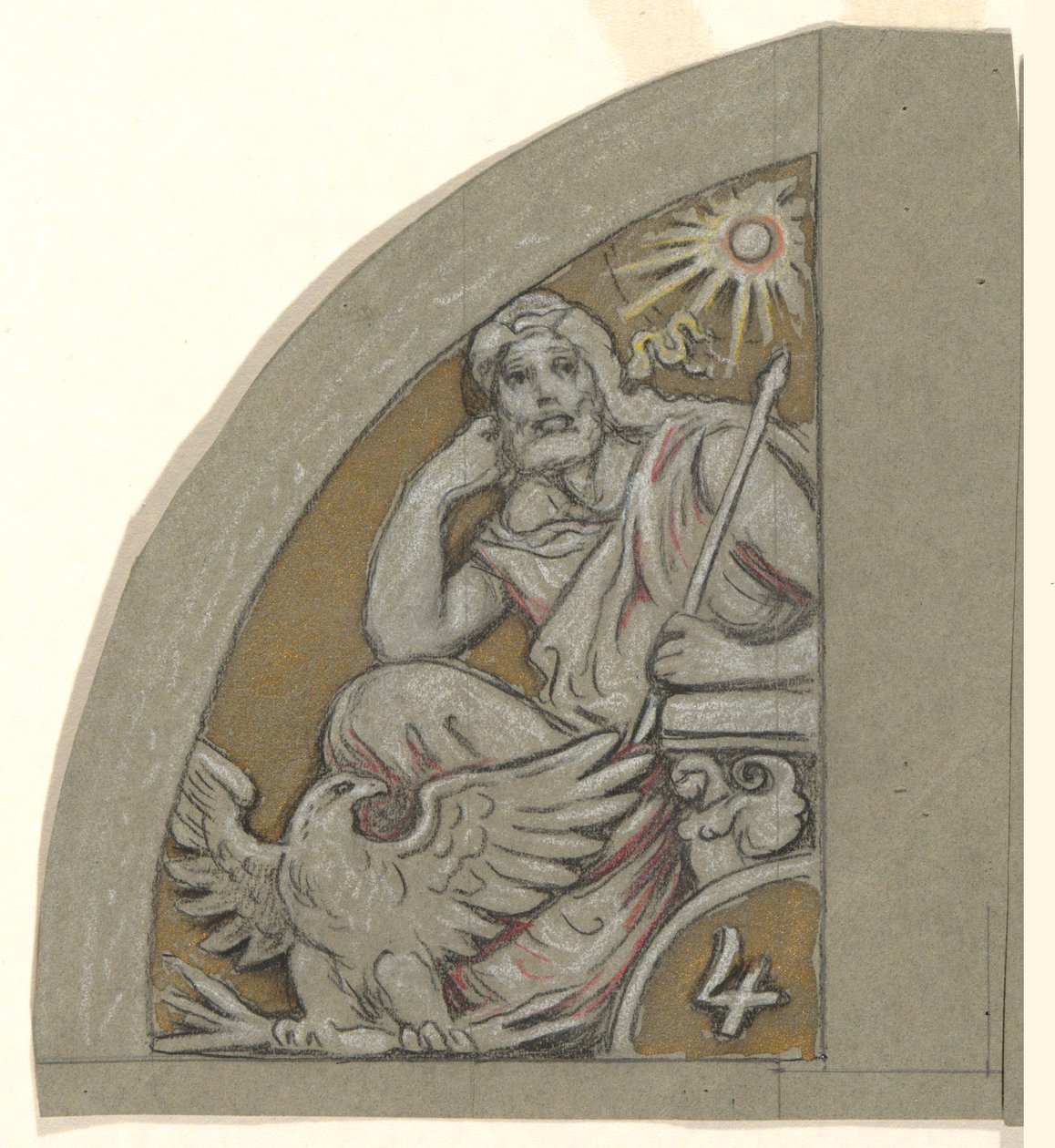Undersøgelse for Jupiter af Elihu Vedder