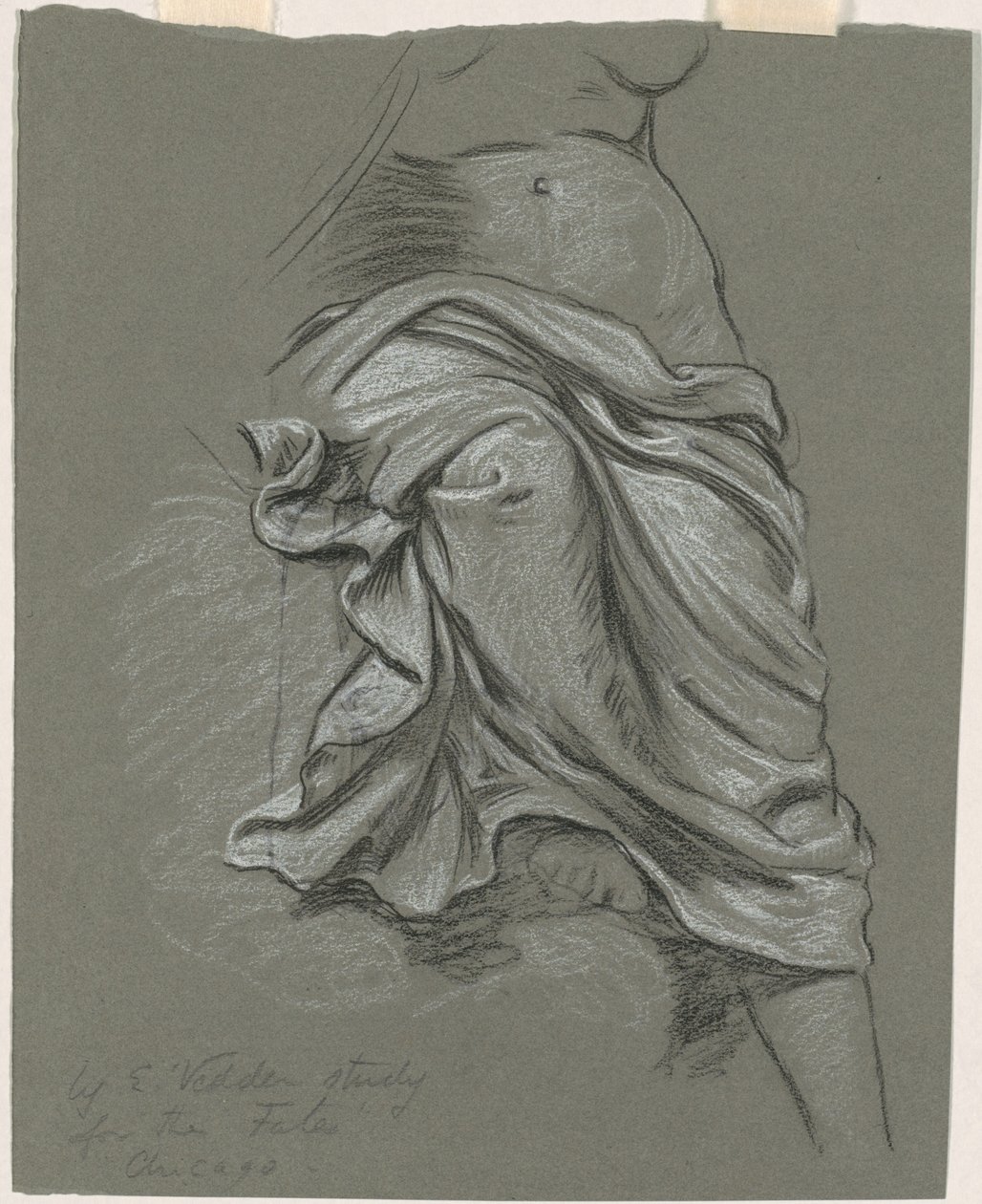 Studie til "The Fates Gathering in the Stars" af Elihu Vedder
