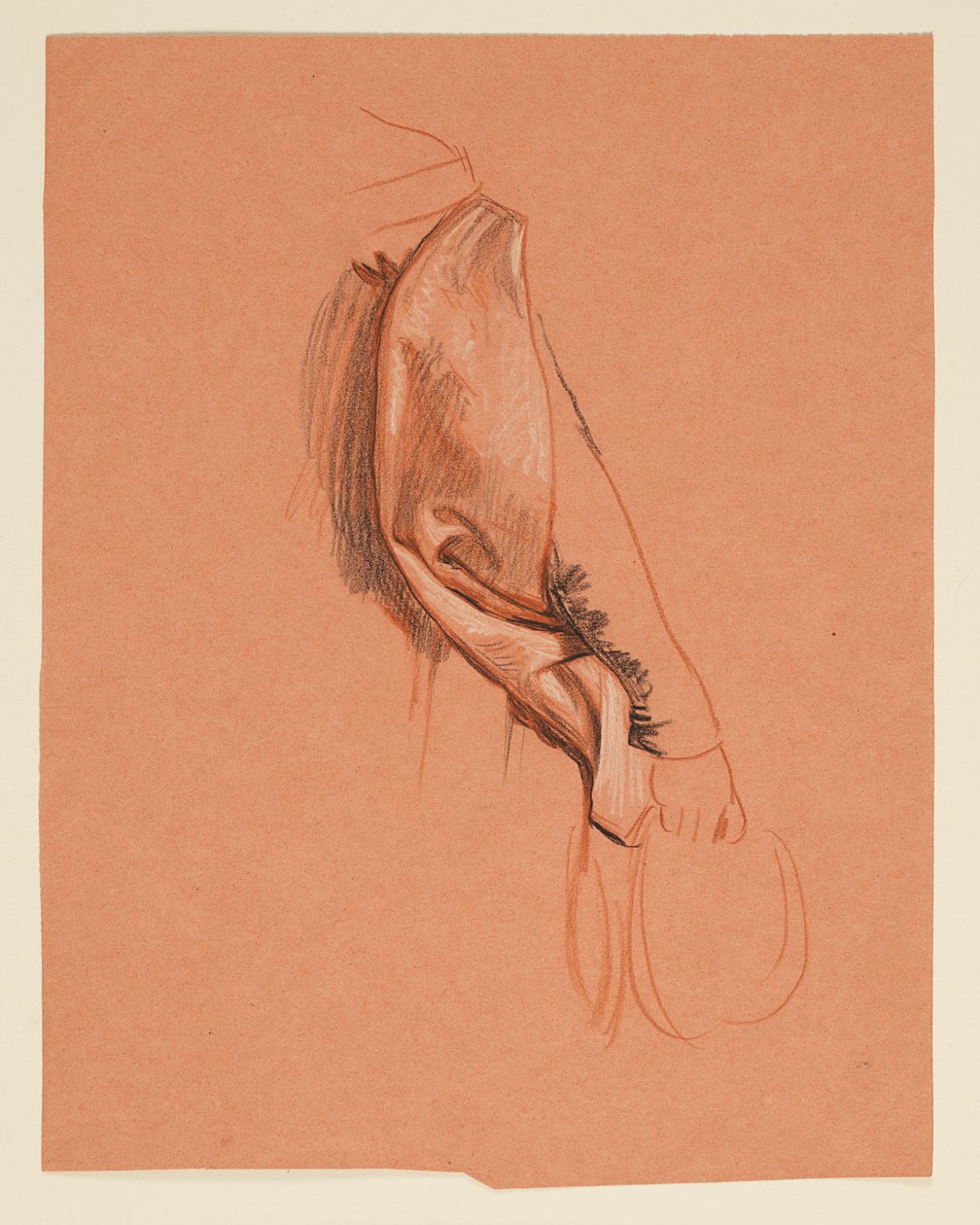 Studie til "Bryllupsoptog" af Elihu Vedder