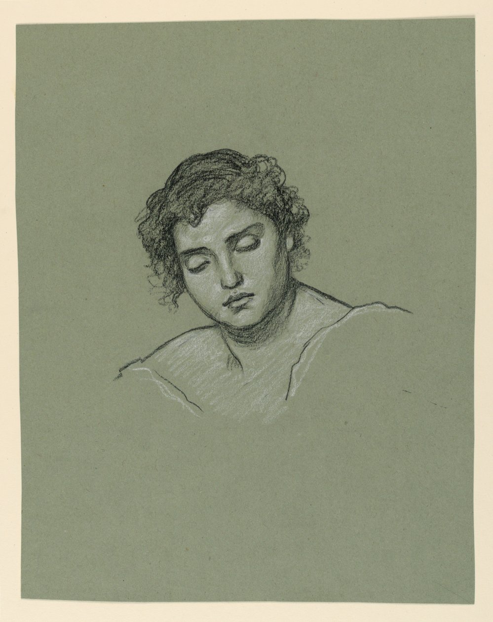 Studie for kvinde af Elihu Vedder