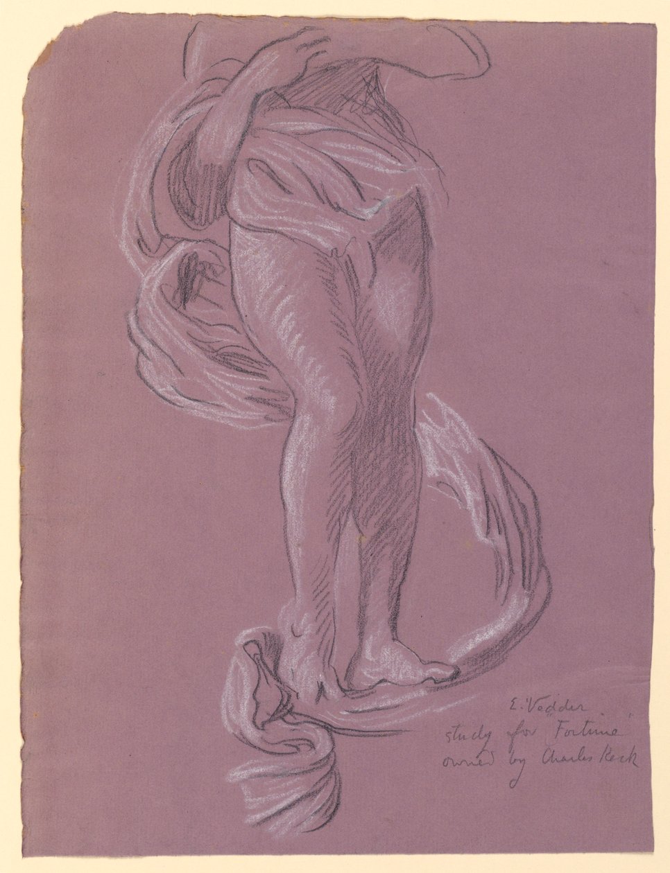 Studie af "Fortune" af Elihu Vedder