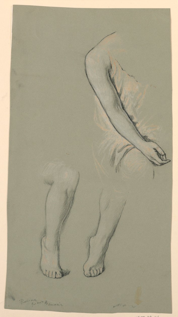 Studie af en model af Elihu Vedder