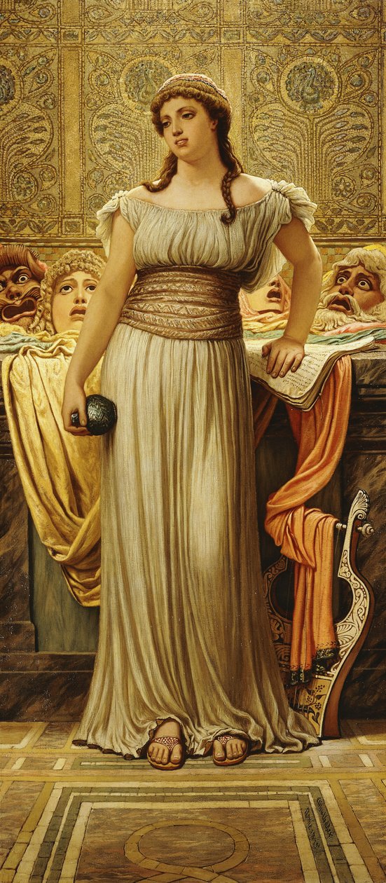 Den græske skuespillers datter, 1875 af Elihu Vedder