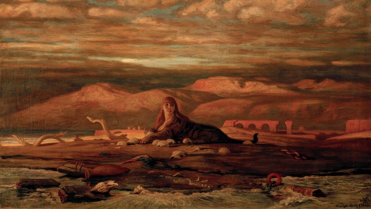 Sfinksen ved kysten af Elihu Vedder