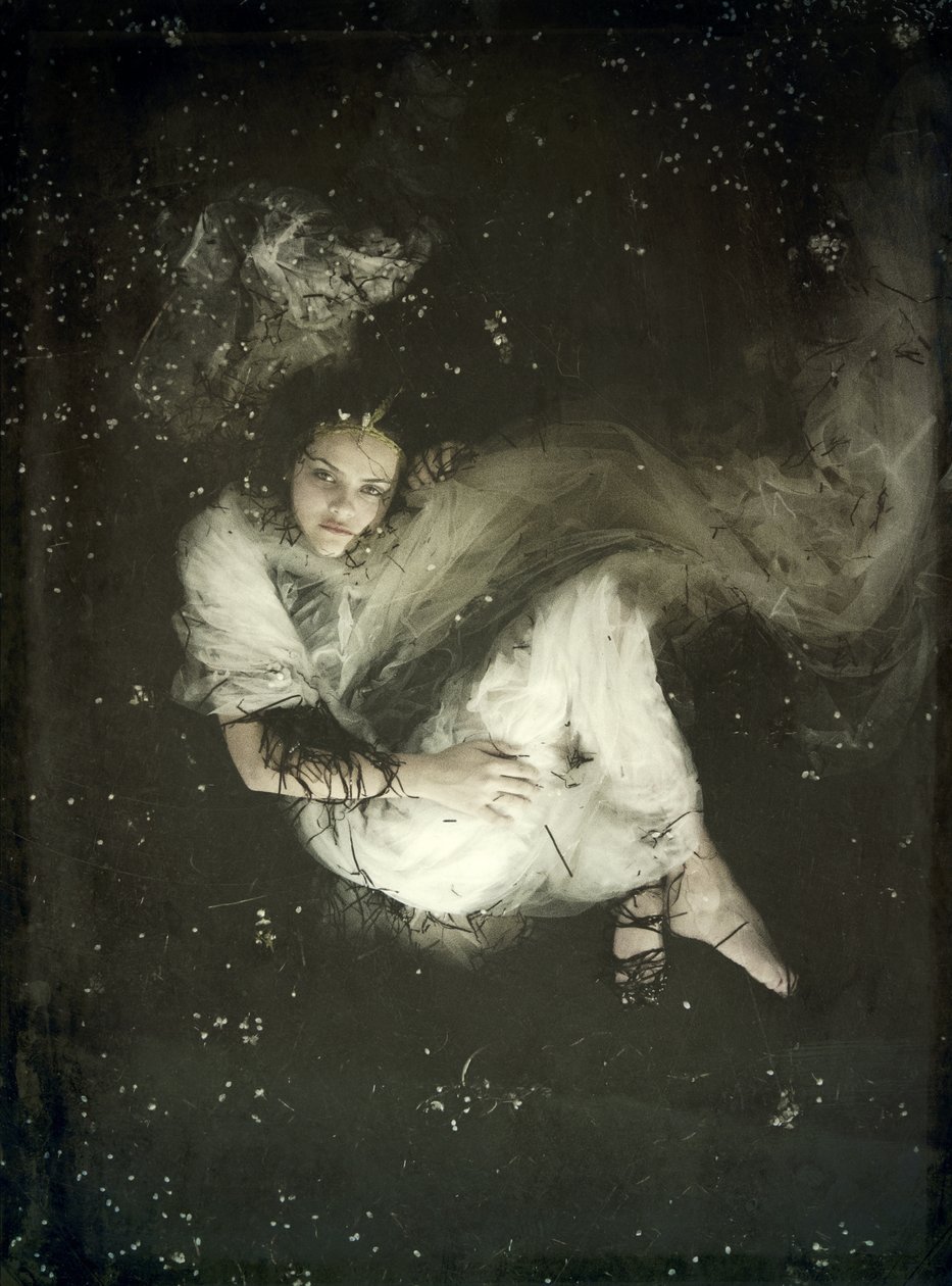 Flydende brud II, 2013 (silketryk) af Elinleticia Högabo