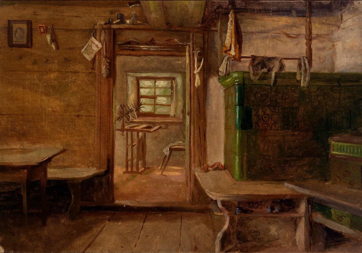 Interiør af et Hus, n.d. af Eliphalet Frazer Andrews