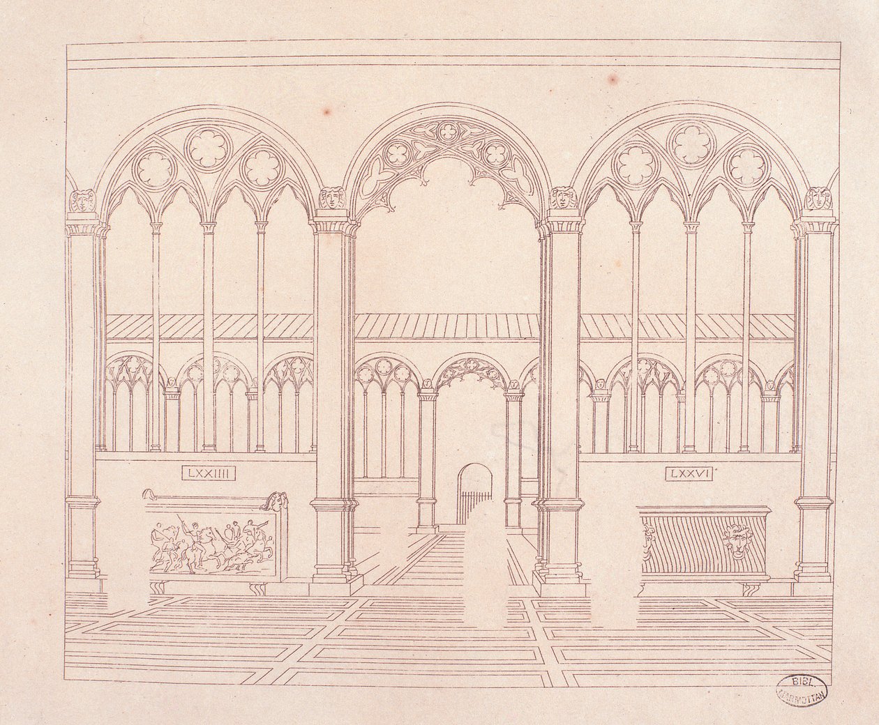 Campo Santo, Pisa af Elisa Bonaparte
