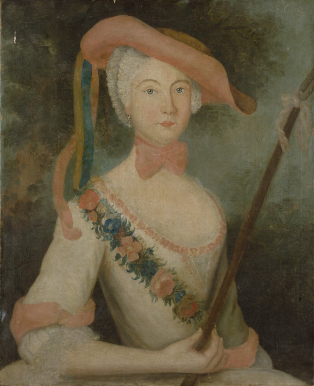 Selvportræt, c.1725-40 af Elisabeth Christine of Brunswick Bevern