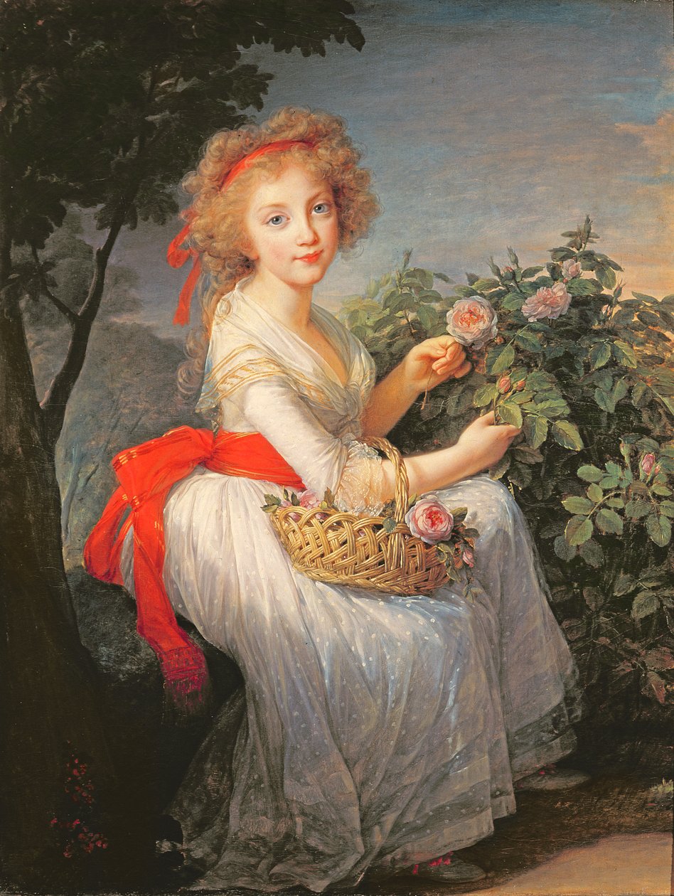 Portræt af Marie-Christine af Bourbon-Napoli (1779-1849) af Elisabeth Louise Vigee Lebrun