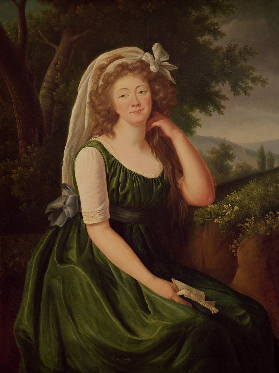 Portræt af grevinden du Barry (1743-93) 1789 af Elisabeth Louise Vigee Lebrun