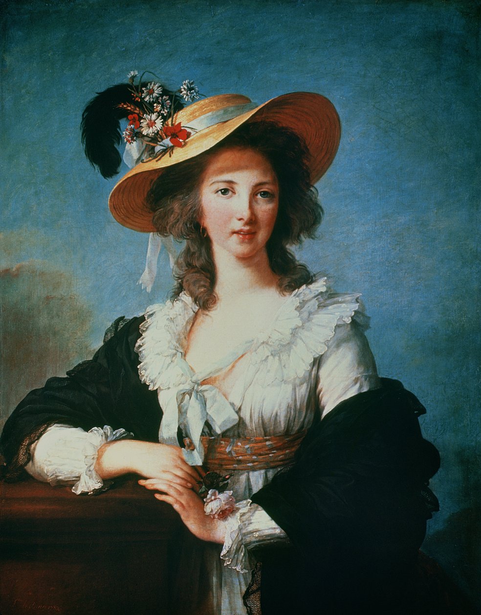 Portræt af hertuginden af Polignac (ca. 1749-93) af Elisabeth Louise Vigee Lebrun