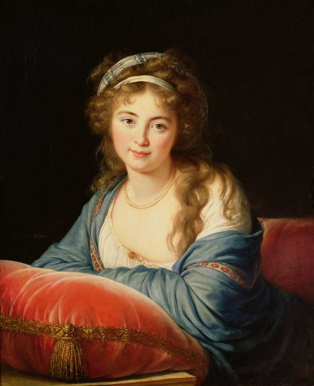 Grevinde Catherine Vassilievna Skavronskaia (1761-1869) 1796 af Elisabeth Louise Vigee Lebrun