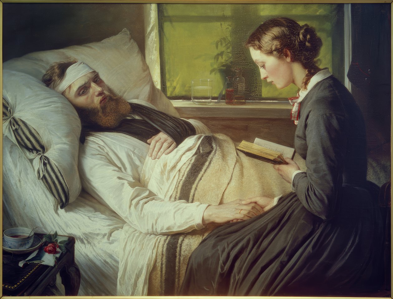 E. Jerichau-Baumann, Den sårede solda af Elisabeth Jerichau Baumann