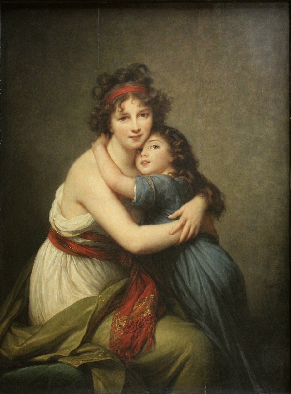 Elisabeth Louise Vigée-Lebrun, Madame Vigée-Lebrun og hendes datter af Élisabeth Louise Vigée Le Brun