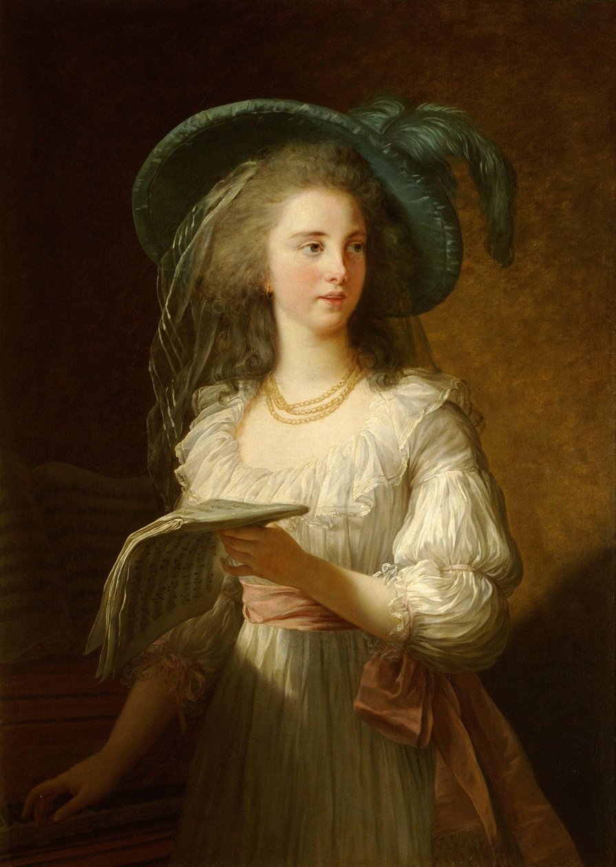 Martine-Gabrielle-Yoland de Polastron (1745-1793), hertuginde af Polignac af Élisabeth Louise Vigée Le Brun
