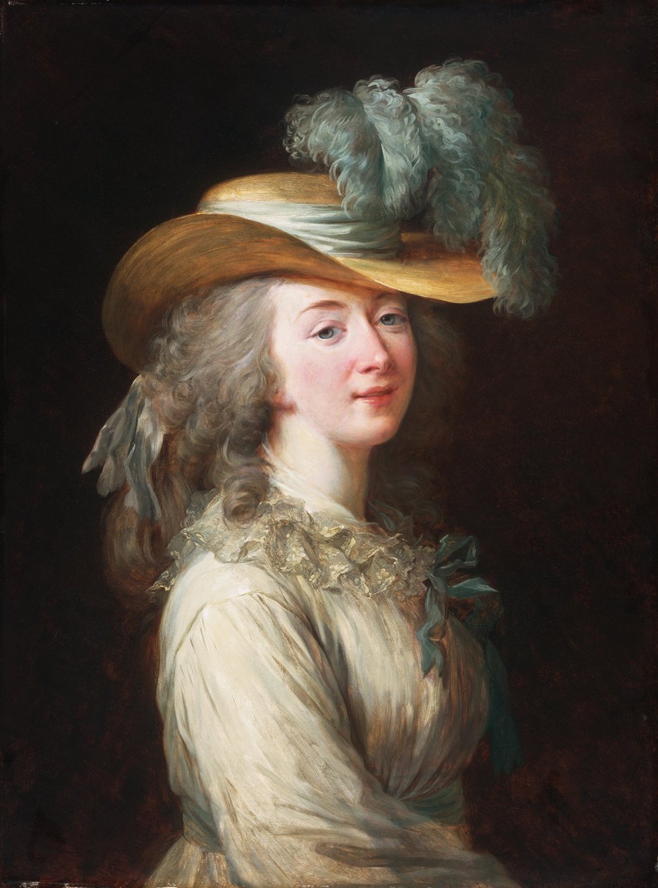 Portræt af Madame Du Barry af Élisabeth Louise Vigée Le Brun