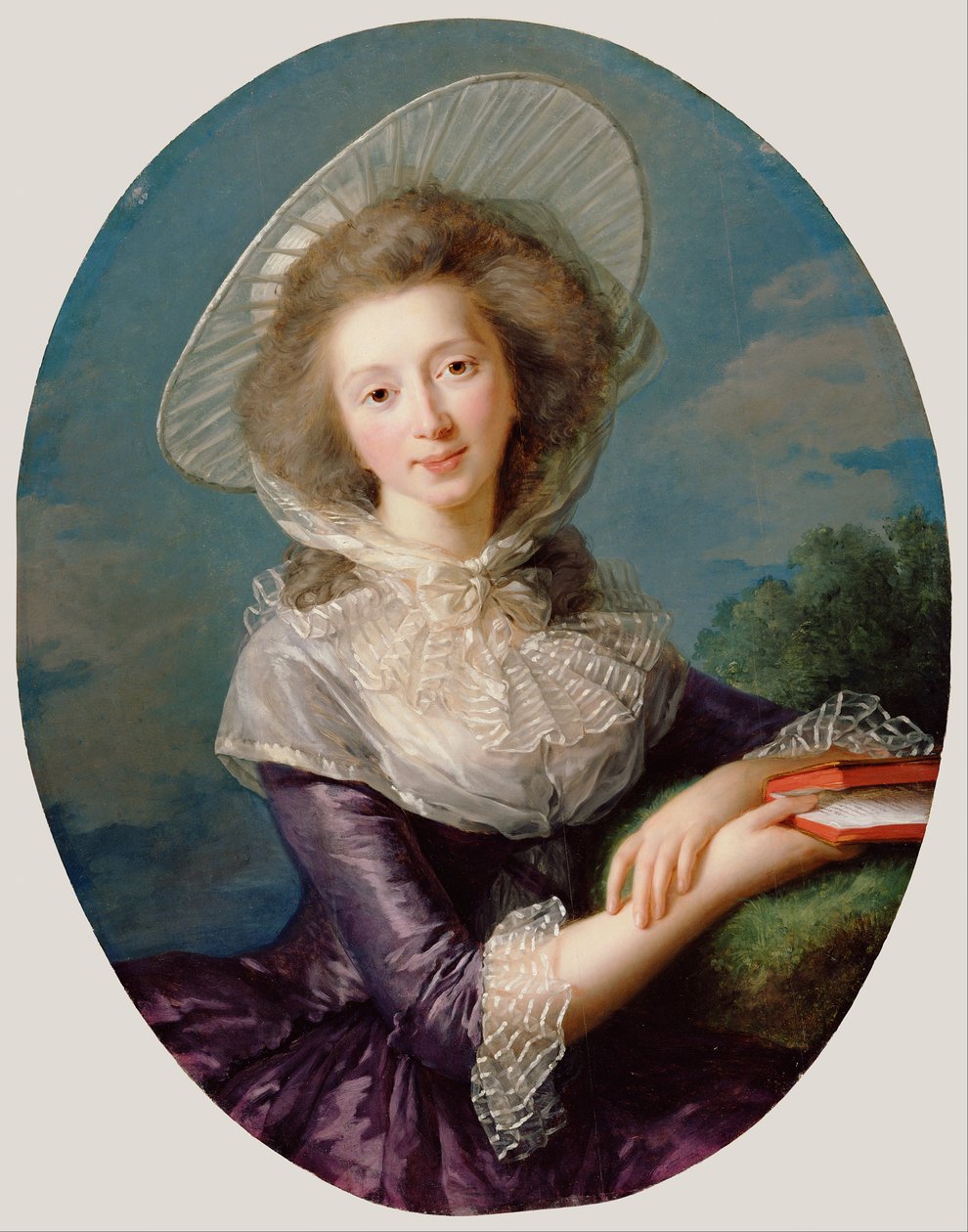 Portræt af Vicomtesse de Vaudreuil af Élisabeth Louise Vigée Le Brun