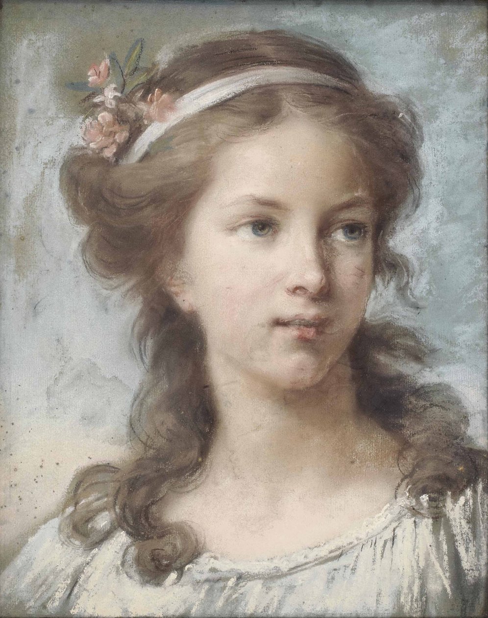 Portræt af en ung pige af Élisabeth Louise Vigée Le Brun