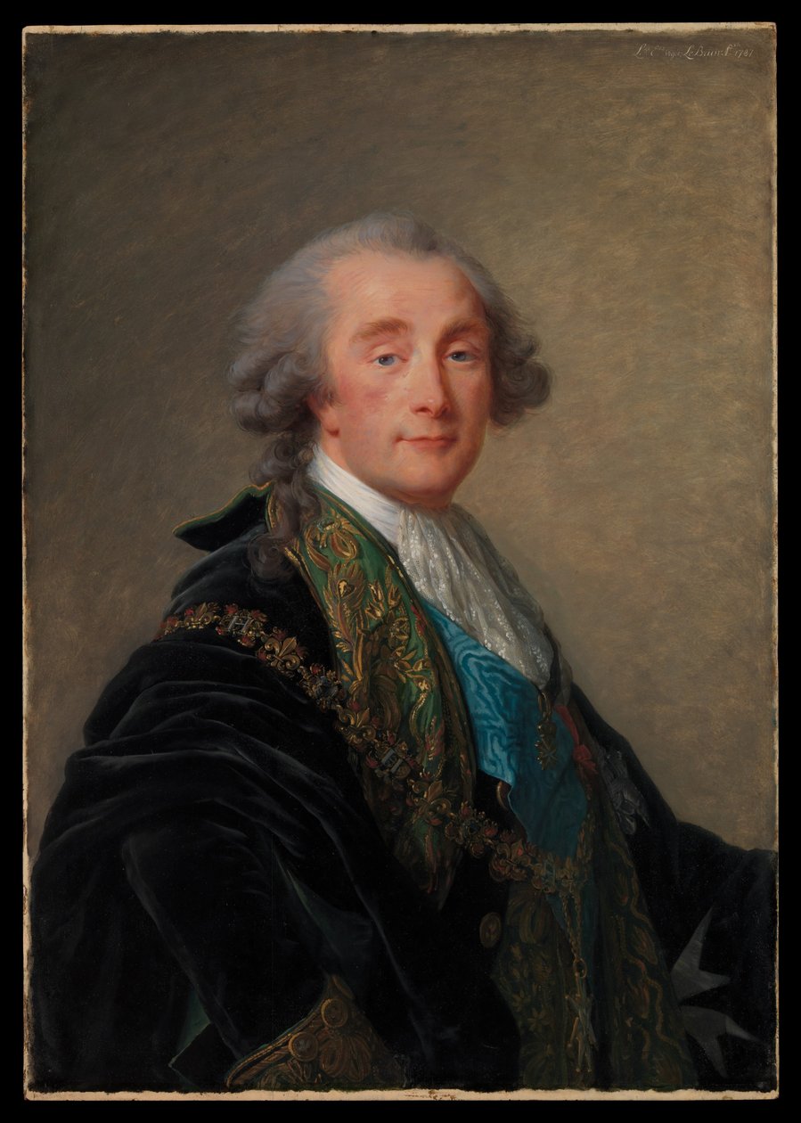 Alexander Charles Emmanuel de Crussol-Florensac (1743-1815) af Elisabeth Louise Vigee Lebrun