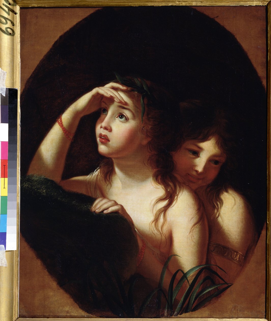 Naiads (Naiads). Maleri af Marie Louise Elisabeth Vigee Lebrun (Vigee-Lebrun) (1755-1842). Olie på lærred, 70 x 50 cm, slutningen af ​​1780. Fransk kunst, Rokokokunst. A. Pushkin Museum of Fine Arts, Moskva. af Elisabeth Louise Vigee Lebrun