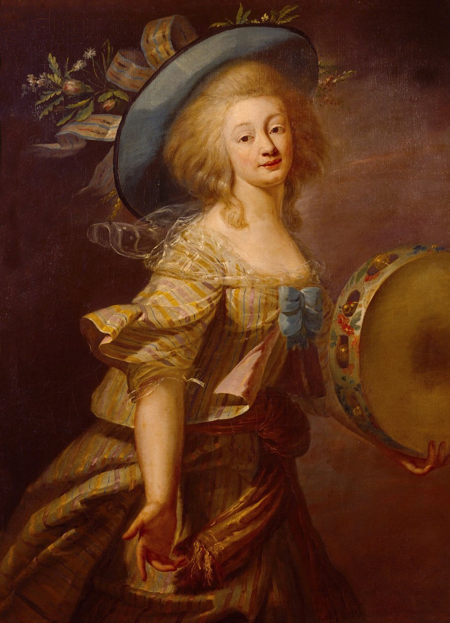 Portræt af Marie-Anne de Cupis, også kendt som La Camargo af Elisabeth Louise Vigee Lebrun