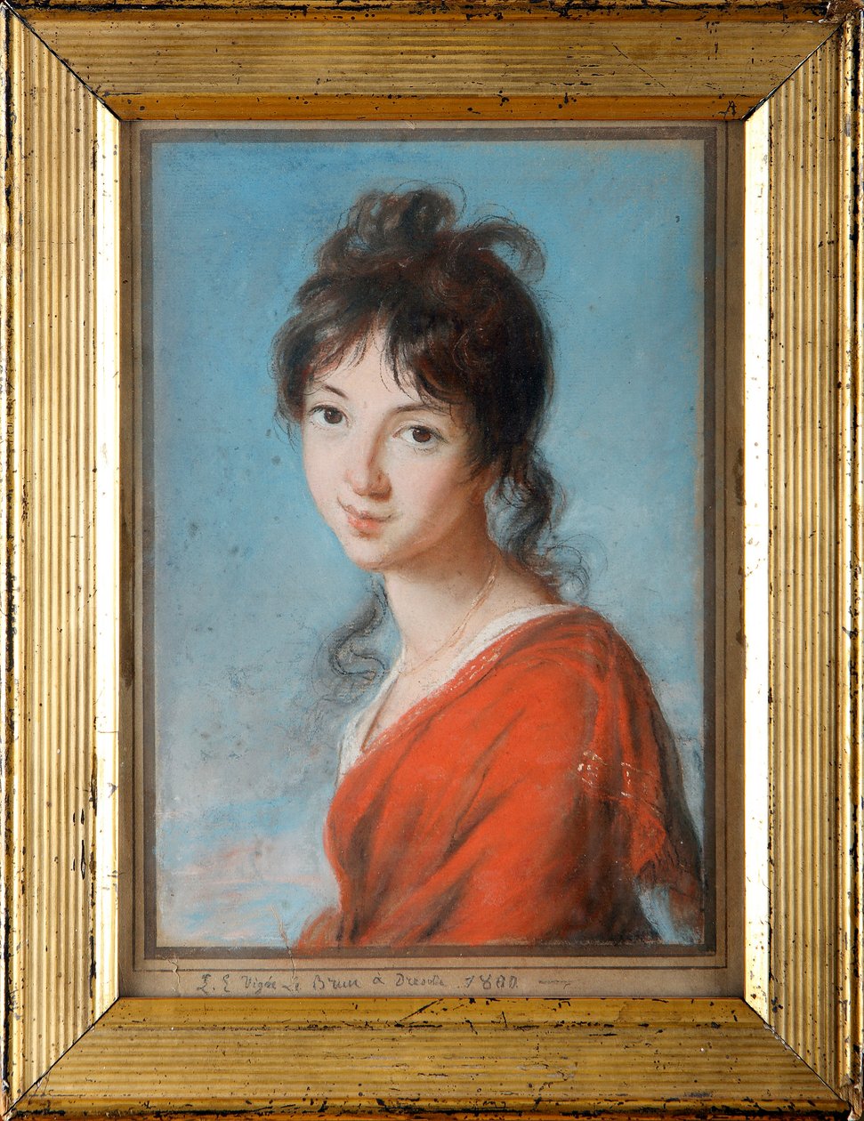 Portræt af prinsesse Teresa Czartoryska (1785-1868) af Vigee Lebrun, Marie Louise Elisabeth (1755-1842) af Elisabeth Louise Vigee Lebrun