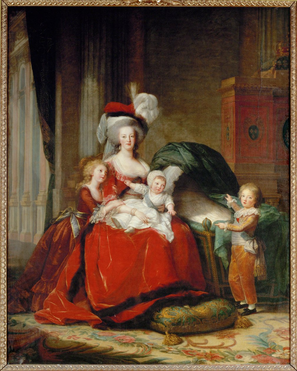 Dronning Marie-Antoinette og hendes børn af Elisabeth Louise Vigee-Lebrun