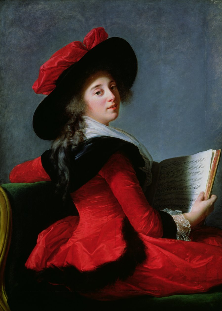 Baronessen af Crussol af Elisabeth Louise Vigee Lebrun