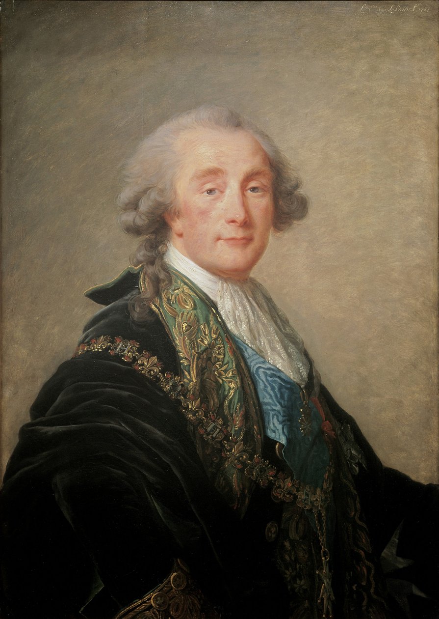 Alexandre Charles Emmanuel de Crussol-Florensac 17471815 af Elisabeth Louise Vigee Lebrun