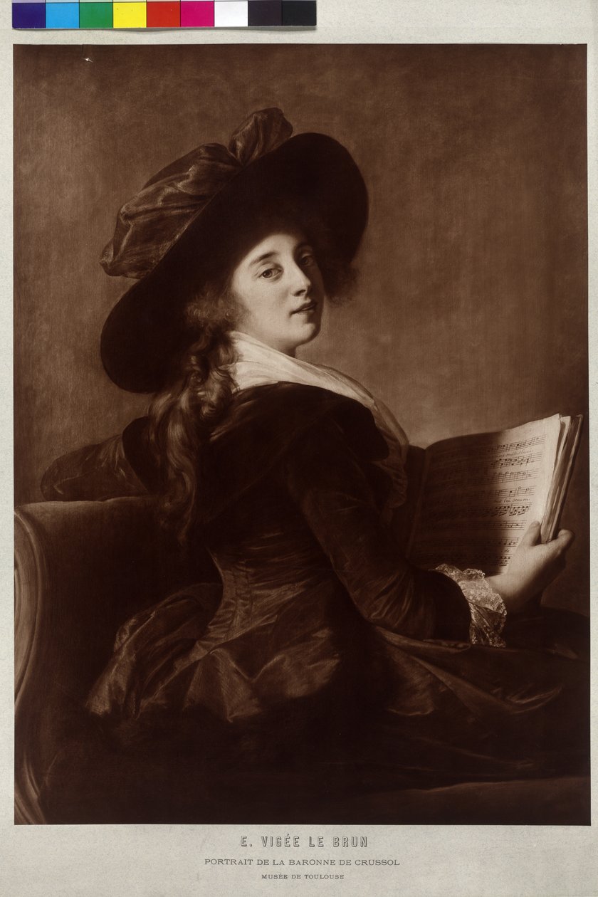 Baronesse de Crussol af Elisabeth Louise Vigee Lebrun