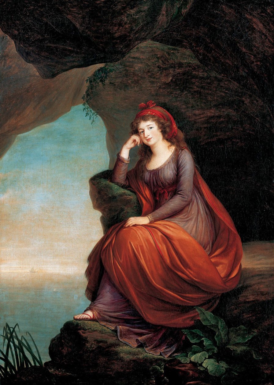 Grevinde Maria Josepha Hermengilde Esterházy, født prinsesse von und zu Liechtenstein 1768-1845, 1793 af Elisabeth Louise Vigee Lebrun