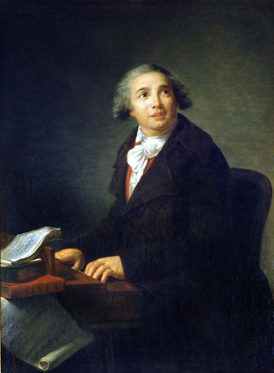 Giovanni Paisiello (eller Nazioniello) (1740-1816), italiensk komponist Maleri af Marie Elisabeth Louise Vigee Le brun (eller Vigee-Lebrun eller Vigee Lebrun) (1755-1842) Museo della Scala de Milan af Elisabeth Louise Vigee Lebrun