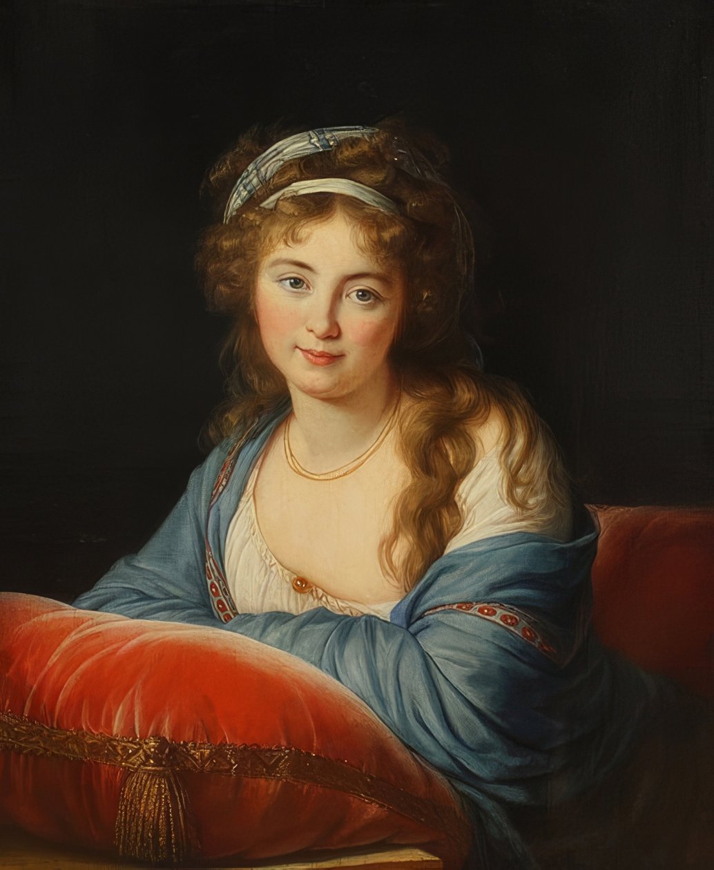 Amtet Catherine Vassilievna Skavronskaya. Omkring 1795-96 af Elisabeth Louise Vigee Lebrun