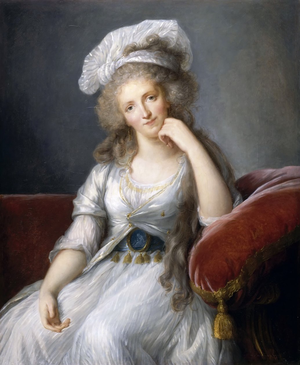 Louise Marie Adelaide de Bourbon-Penthièvre, hertuginde af Orleans af Elisabeth Louise Vigee Lebrun