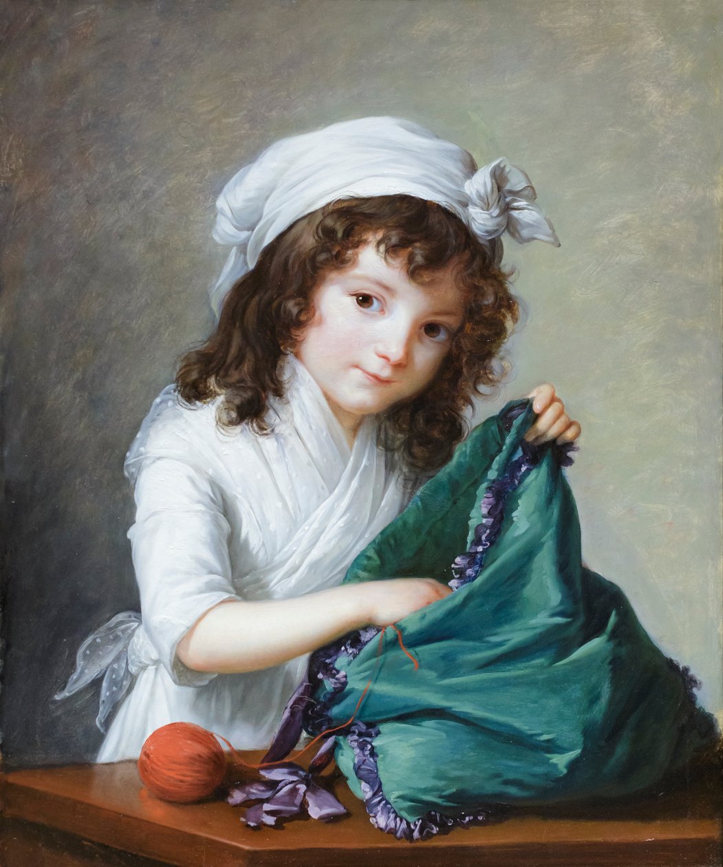 Mademoiselle Brongniart af Elisabeth Louise Vigee Lebrun