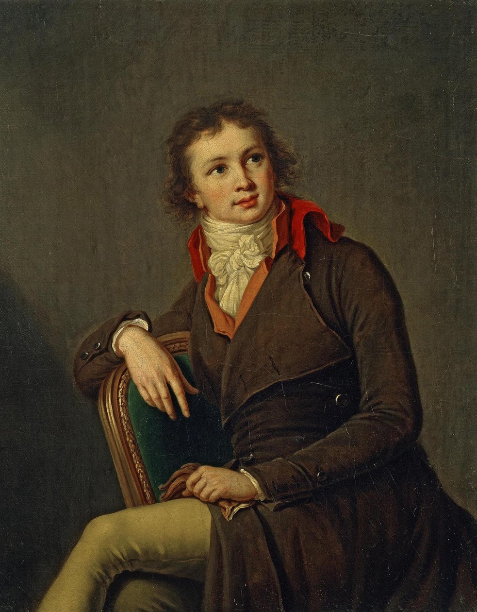 Portræt af grev Pavel Alexandrovich Stroganov 1774-1817, 1790