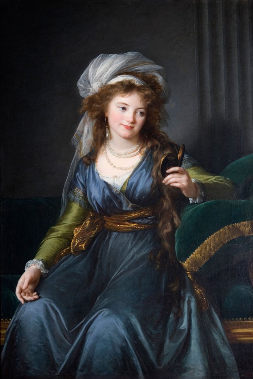 Portræt af grevinde Yekaterina Skavronskaya, født von Engelhardt 1761-1829 af Elisabeth Louise Vigee Lebrun
